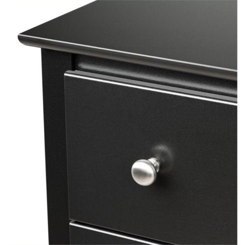 Prepac Sonoma 5 Drawer Chest in Black