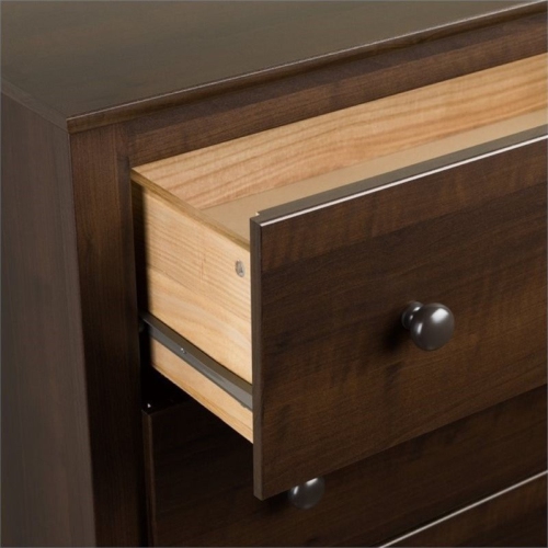 Prepac Fremont 5 Drawer Chest in Espresso