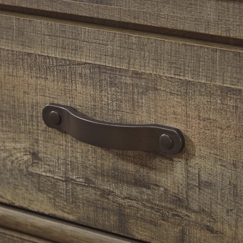 Ashley Furniture Trinell 1 Drawer Wood Nightstand in Brown