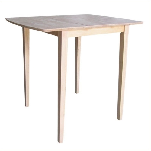 INTL CONCEPTS International Concepts Unfinished Square/rectangular Bar Height Dining Table