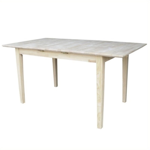INTL. CONCEPTS  International Concepts Unfinished Rectangular Shaker Dining Table