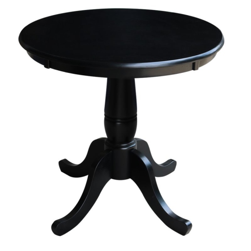 International Concepts 30 Round Dining Table In Black Best Buy Canada