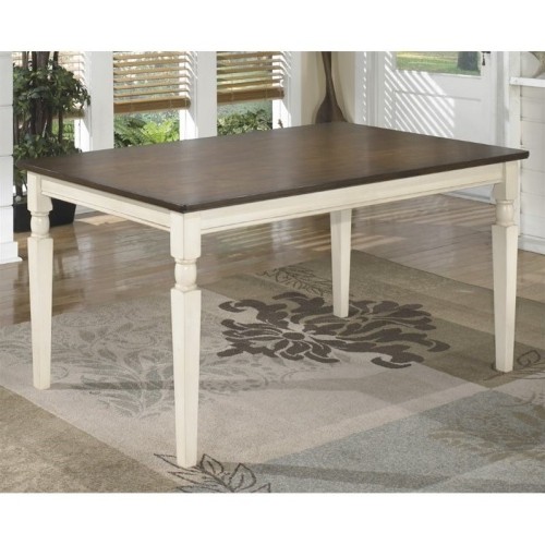 ASHLEY FURNITURE  Sburg Rectangular Dining Table In Brown And Cottage In White Beautiful Table…Great Purchase!!