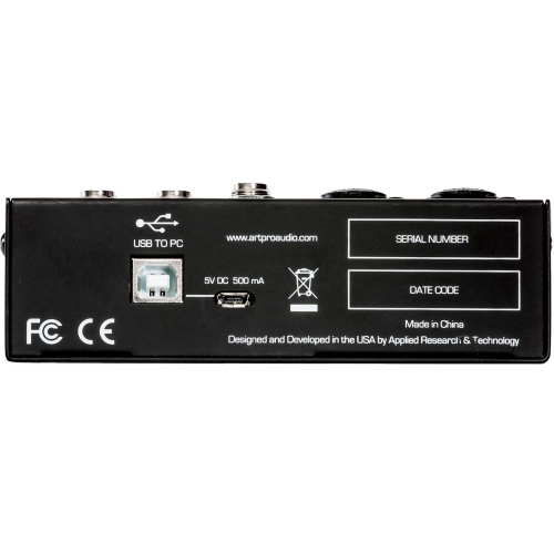 ART Pro Audio 4 Channel USB Recording Mixer