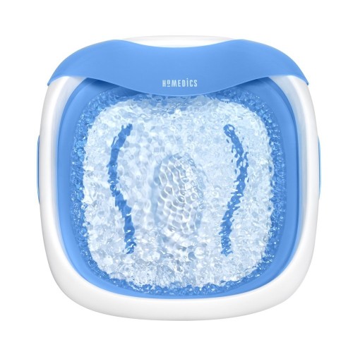 Homedics Collapsible Foot Spa with Heat, Massaging Bubbles, & Heat Maintenance