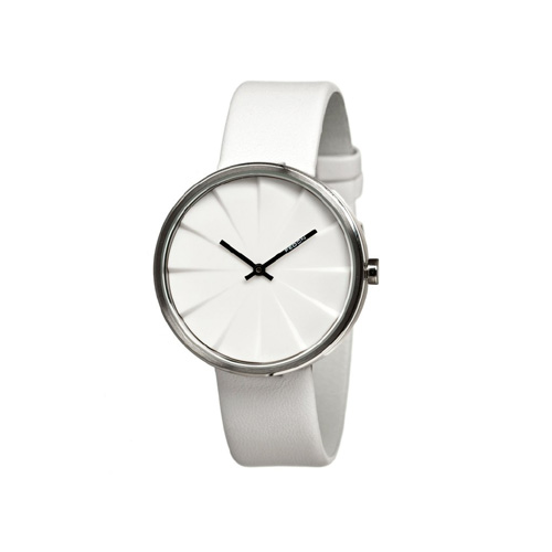 GIORGIO FEDON  1919 Fdah004Turbine Dial Leather Men's Watch In White