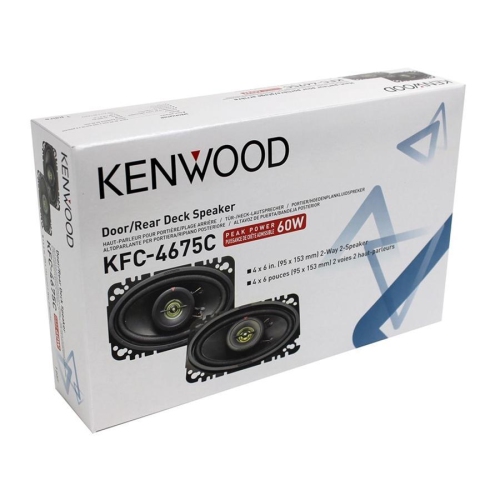 Haut-parleurs à 2 voies Kenwood KFC-4675C de 6 x 4 po, série Sports