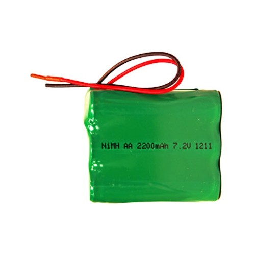 POWER PORTABLE  7.2 Volt 2200 Mah (3 X 2) Nimh Rechargeable Battery Pack W/ Leads