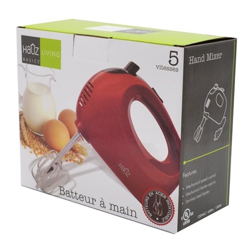 Hauz Hand Mixer 150W Red