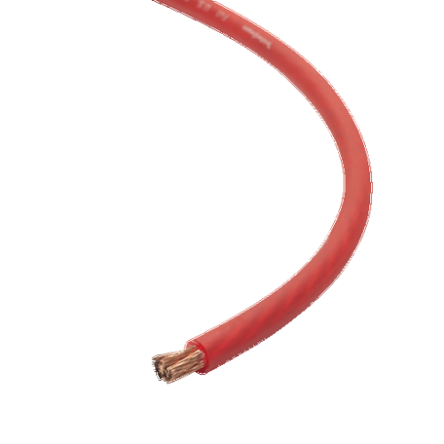 Fil rouge givré 4 AWG pour bobine de 100 pi RFW4R de Rockford Fosgate