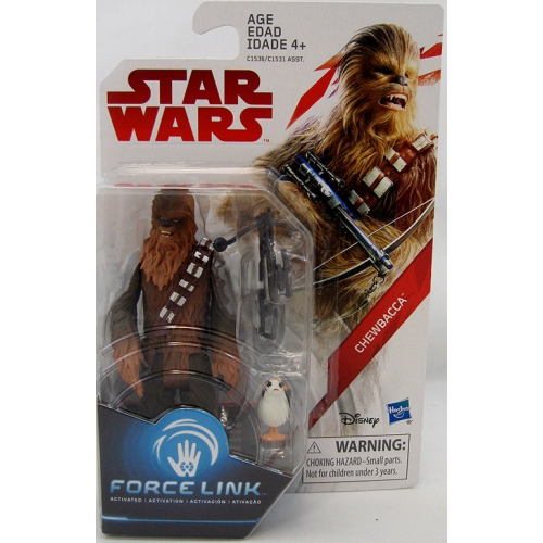 Star Wars The Last Redi 3.75 Inch Action Figure Force Link - Chewbacca