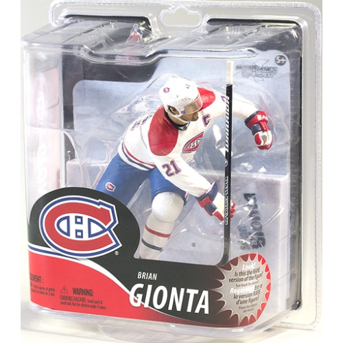 NHL Hockey 6 Inch Action Figure Series 30 - Brian Gionta White Jersey