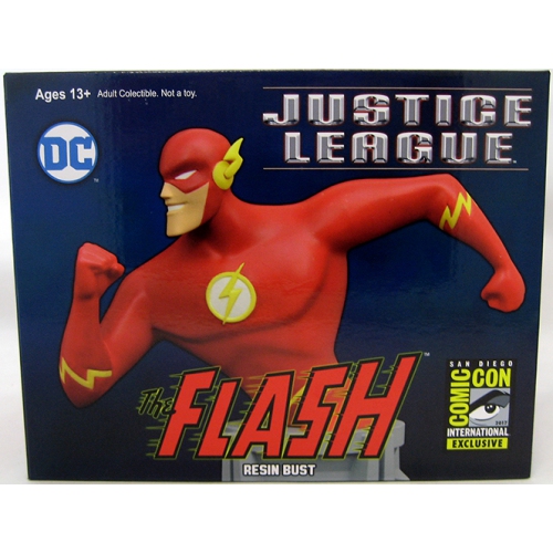 Justice League Animated Series 6 Inch Bust Statue Resin Bust - Flash SDCC 2017