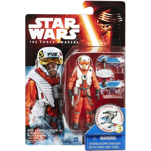 Star Wars The Force Awakens 3.75 Inch Action Figure Snow and Desert Wave 2 - X-Wing Pilot Asty
