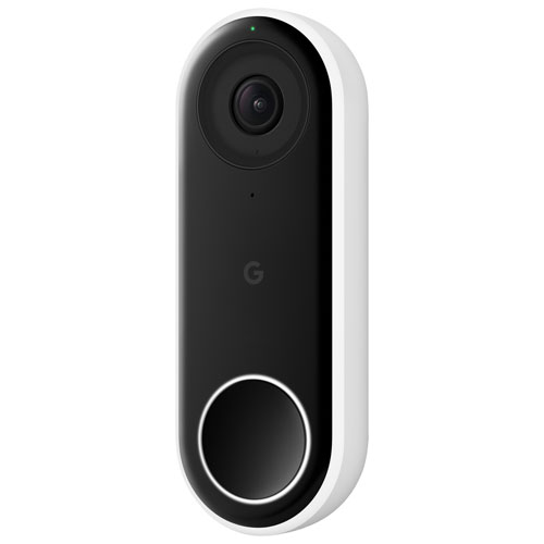 Google Nest Doorbell Wi-Fi Video Doorbell - Black/White