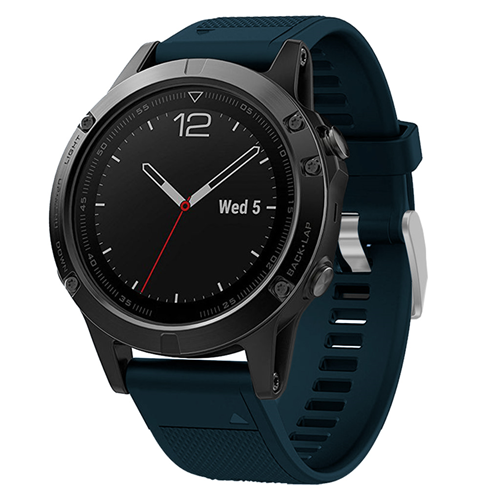 STRAPSCO  Replacement Strap Band for Garmin Fenix 5 In Color In Dark In Blue