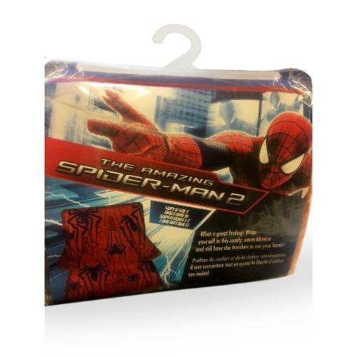The amazing Spider-man 2 Soft Fleece Blanket Buddy Kids Blanket Wrap 40" x 40" [ Orange ]