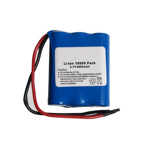 3.7 Volt Lithium Ion Battery Pack with Protection IC