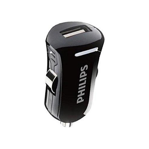 PHILIPS  Tiny USB Car Charger Fast Charge 5V/1A – 5W Universal Mobile Phones Iphones