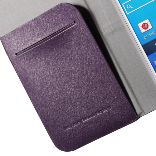 BASEUS – Étui en cuir journal pour bloc-notes samsung srs galaxy G-s4, violet