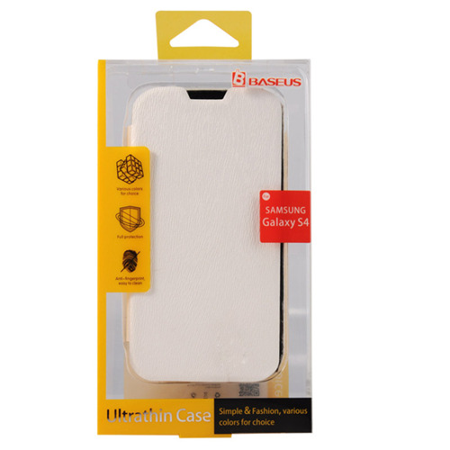 BASEUS white grace leather case ultrathin srs samsung g-s4