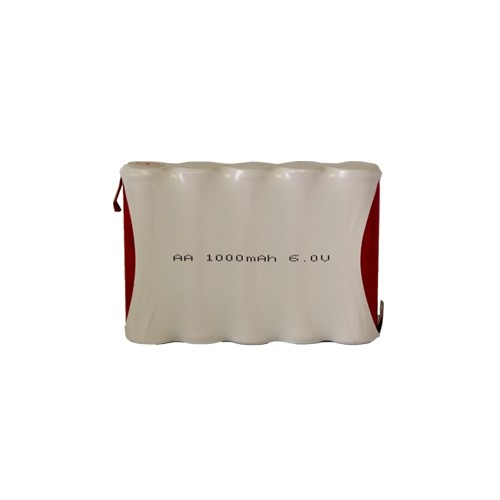 POWER PORTABLE  6 Volt Nicd Battery Pack With Tabs (1000 Mah)