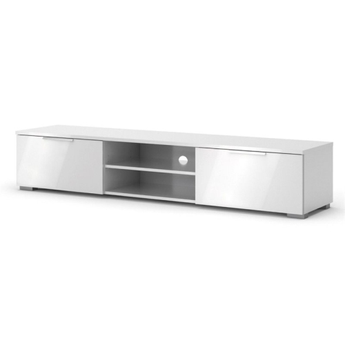 Tvilum Match 67 Tv Stand In White High Gloss Best Buy Canada