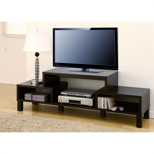 Furniture of America Merino Modern Wood 60-Inch TV Stand in Brown