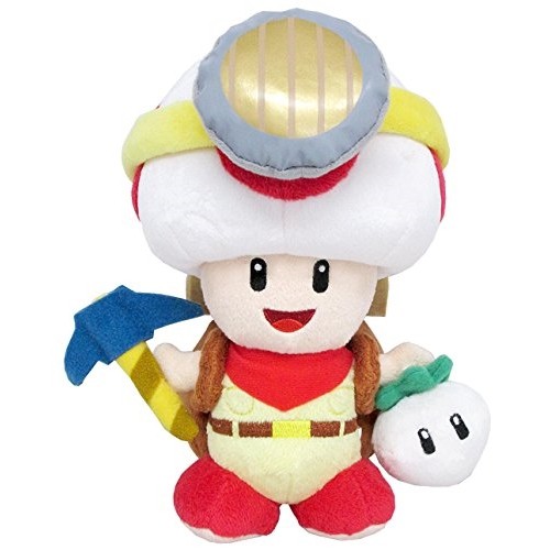Nintendo Super Mario Captain Toad Standing Plush Toy 9 Little Buddy