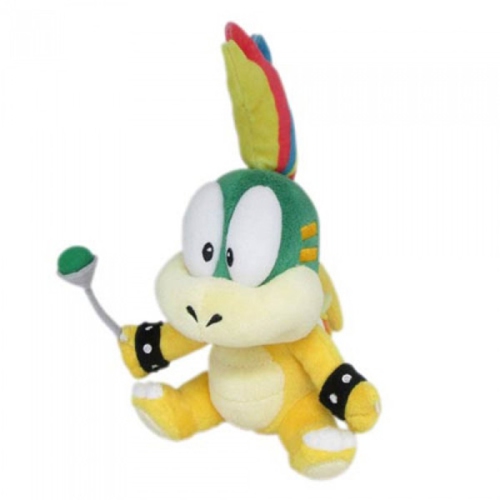 LITTLE BUDDY  Nintendo Super Mario Lemmy Koopa Plush Toy 8"