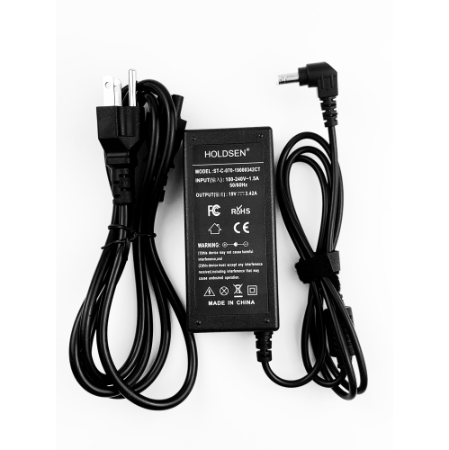 65W AC adapter charger cord for Toshiba Satellite U300 U300-NS1 U500-02K U500-08N
