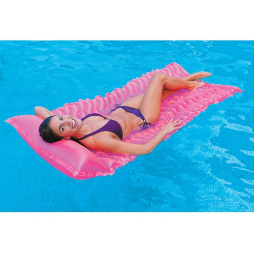 Intex Tote-N-Float Wave Inflatable Air Mat, 90-Inch X 34-Inch, 1-Piece