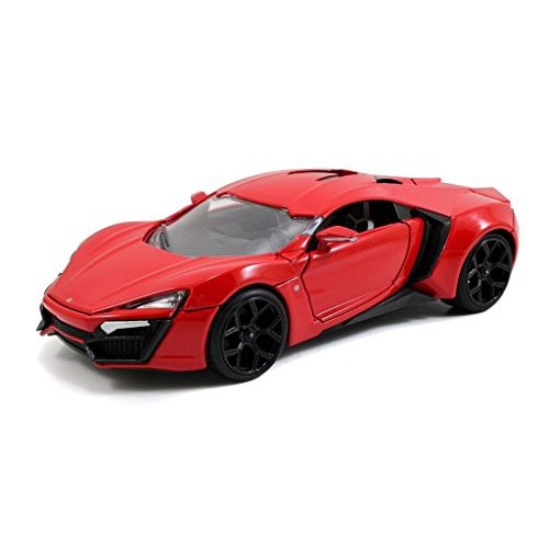 Jada Toys Fast & Furious Lykan Hypersport 1:24 Diecast Vehicle, Red