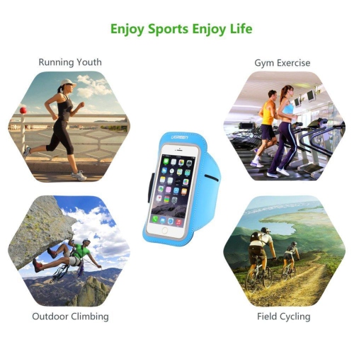 UGREEN Sports Armband for Smartphone Blue 5inch