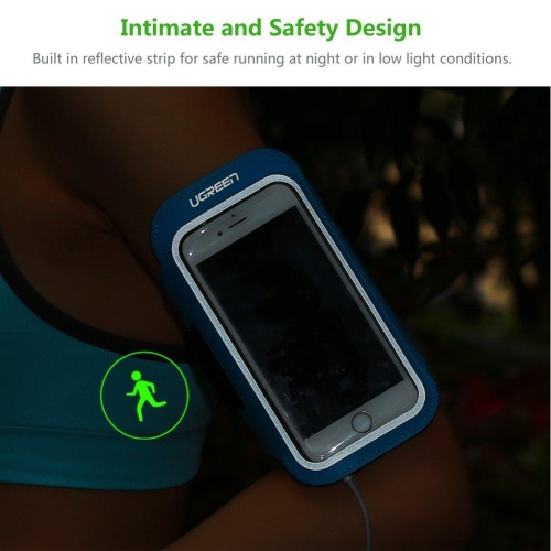 UGREEN Sports Armband for Smartphone Blue 5inch