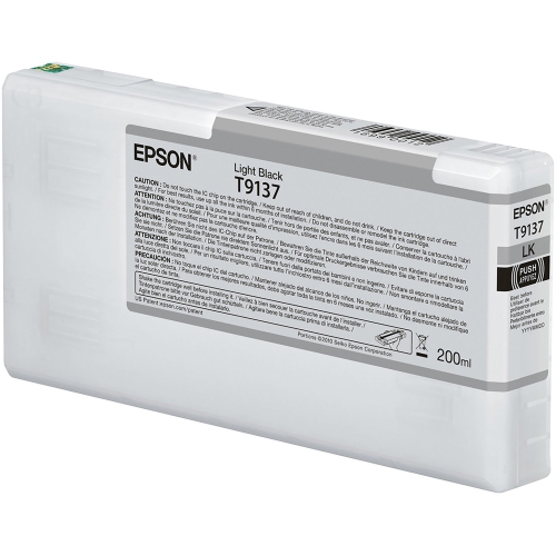 EPSON  Ultrachrome HD T913700 Ink Cartridge - Light (T913700) In Black