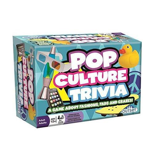 Pop Culture Trivia - A Game About Fashions Fads And Crazes - Features 220 Cards With Over 800 Questions And Answers