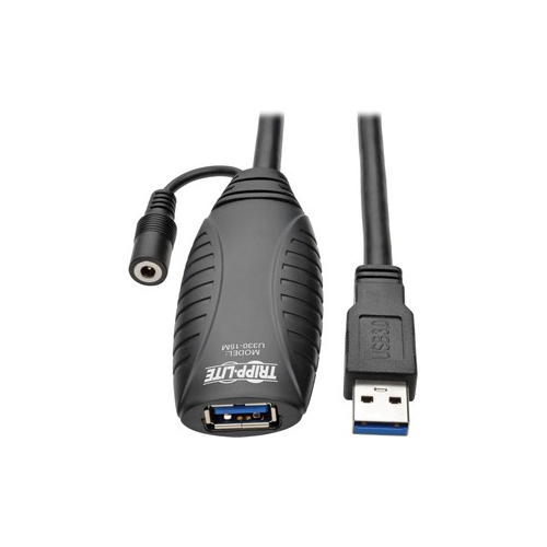 Tripp Lite USB 3.0 SuperSpeed Active Extension Repeater Cable, 15 m (49 ft.)