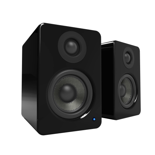 Kanto YU2 Powered Desktop Speakers, Gloss Black