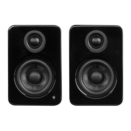 Kanto YU2 Powered Desktop Speakers, Gloss Black