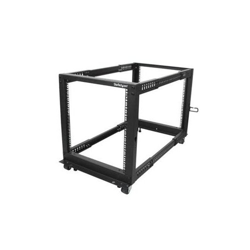 STARTECH STORE YOUR SERVERS NETWORK AND TELECOMMUNICATIONS EQUIPMENT IN THIS ADJUSTABLE12U RACK 12U ADJUSTABLE DEPTH OPE