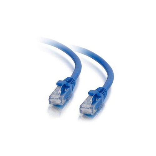 C2G 1FT CAT5E SNAGLESS UNSHIELDED ETHERNET NETWORK PATCH CABLE BLUE 23828