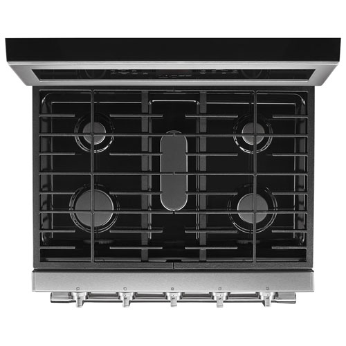 Maytag 30" 6.0 Cu. Ft. Double Oven 5-Burner Freestanding Gas Range - Stainless Steel