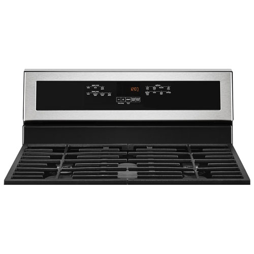 Maytag 30" 6.0 Cu. Ft. Double Oven 5-Burner Freestanding Gas Range - Stainless Steel