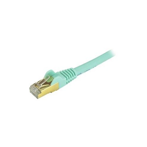 STARTECH  6In Aqua Cat6A C6Aspat6Inaq