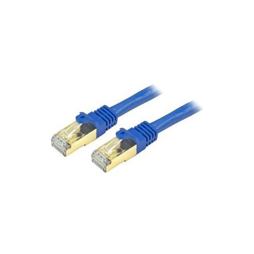 STARTECH  8 Ft Cat6A / Cat 6A Shielded Ethernet Patch Cable 8Ft In Blue