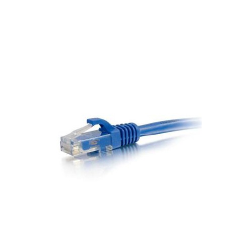 C2G – CÂBLE DE RACCORDEMENT RÉSEAU ETHERNET SANS CROCHET CAT6 NON BLINDÉ DE 5 PI, BLEU, 31341