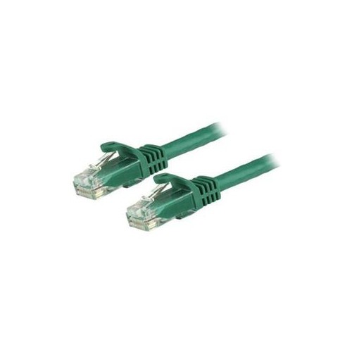 STARTECH PATCH CABLE RJ-45 MALE RJ-45 MALE UNSHIELDED TWISTED PAIR 14 FEET GREEN MAKE GIGABIT ETHERNET CONNECTIONS