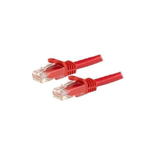 STARTECH PATCH CABLE RJ-45 MALE RJ-45 MALE UNSHIELDED TWISTED PAIR 2 FEET RED MAKE GIGABIT ETHERNET CONNECTIONS WI