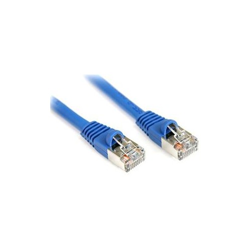 STARTECH  Snagless Shielded Rj45 F/utp Cat 5E Patch Cable 6 Feet (S45Patch6Bl) In Blue